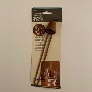 NWT VTG Style Luminescence Candle Snuffer Brown Bronze Copper Metal